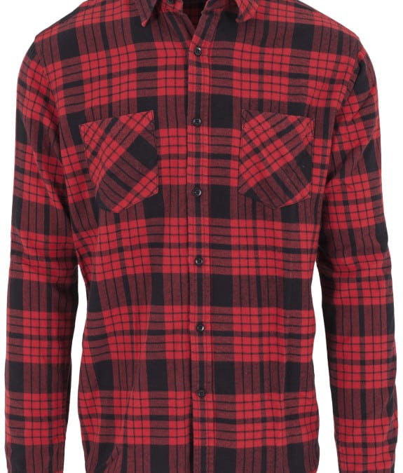 Check flanell 2 red-black2